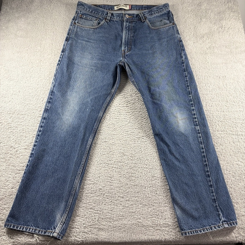Vintage Levi 505 Jeans Mens 38x32 (Fits 36x30) Medium Wash Fading